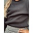 Sterre top black print