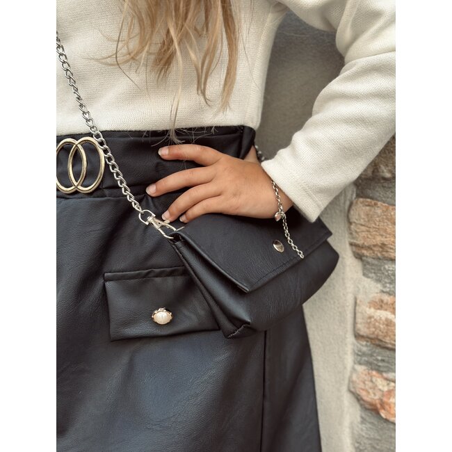Hannelyn dress offwhite/black