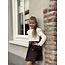 Hannelyn dress offwhite/black
