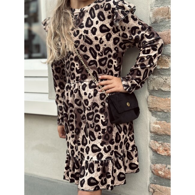 Ylona dress panter print