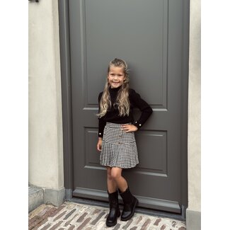 Madelief skirt black/white print