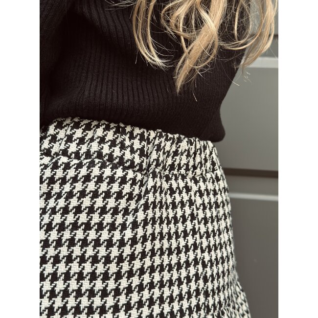 Madelief skirt black/white print