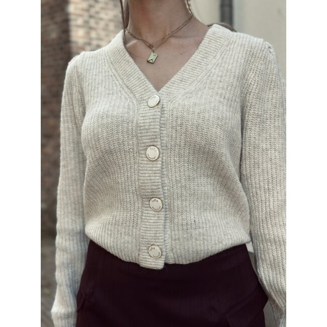 Lofty Manner Lofty Manner Lily cardigan beige