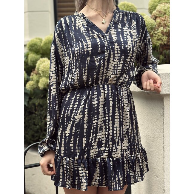 Lofty Manner Lofty Manner Hesli dress dark blue print