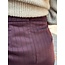 Elvira Elvira Louise skirt bordeaux red stripes