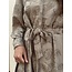 Smashed Lemon Smashed Lemon Eveline dress taupe print