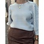Smashed Lemon Smashed Lemon Mariette sweater light blue