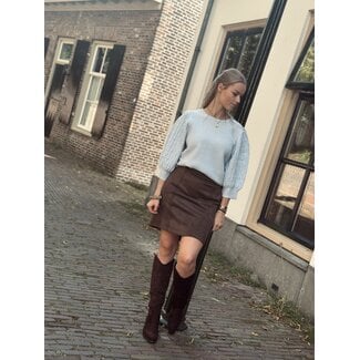 Elvira Elvira Lily skirt brown suède