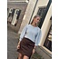 Elvira Elvira Lily skirt brown suède