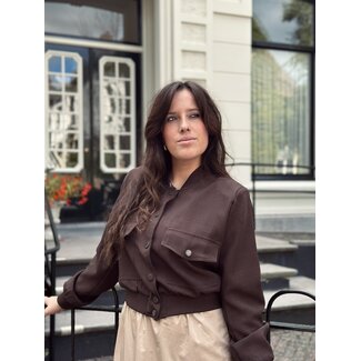 Sisters Point Sisters Point Anna bomber jacket brown