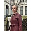 Smashed Lemon Smashed lemon Corlina leather look dress bordeaux red