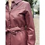 Smashed Lemon Smashed lemon Corlina leather look dress bordeaux red