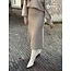 Smashed Lemon Smashed Lemon Josefiena long skirt taupe
