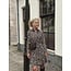 Elvira Elvira June dress brown zebra print
