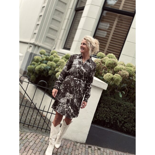 Elvira Elvira June dress brown/beige print
