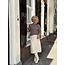 Smashed Lemon Smashed Lemon Kiara leather look skirt beige