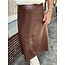 Smashed Lemon Smashed Lemon Kiara leather look skirt brown