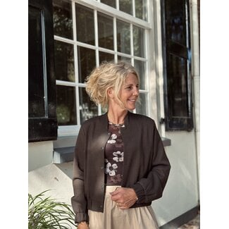 Elvira Elvira Riley jacket dark brown