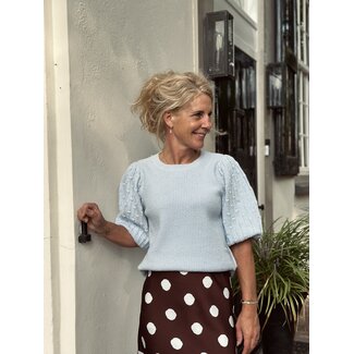 Smashed Lemon Smashed Lemon Mariette sweater light blue