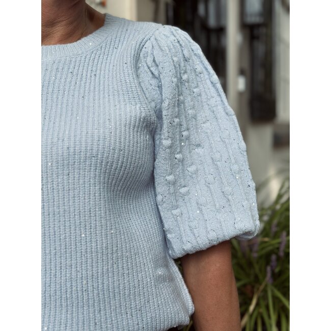 Smashed Lemon Smashed Lemon Mariette sweater light blue