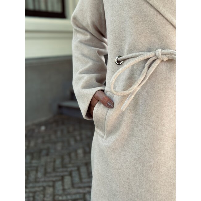 Smashed Lemon Smashed Lemon Nicoliene long trenchcoat camel