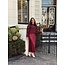Smashed Lemon Smashed Lemon Jolijne satin skirt bordeaux red