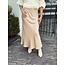 Smashed Lemon Smashed Lemon Jolijne satin skirt camel