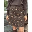 Smashed Lemon Smashed Lemon Brenda skirt brown /glitter