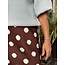 Smashed Lemon Smashed lemon Lieke long skirt brown/blue dot
