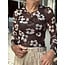 Ze-Ze Ze-Ze Helda T-shirt black/beige flower print