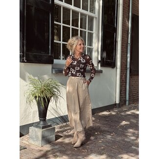 Ze-Ze Ze-Ze Jitske long skirt camel
