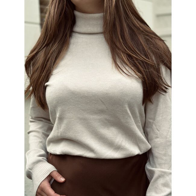 Roanne turtleneck beige