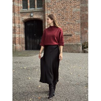 Lucie skirt satin black One Size