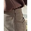Elvira Elvira Yosien skirt dark brown print