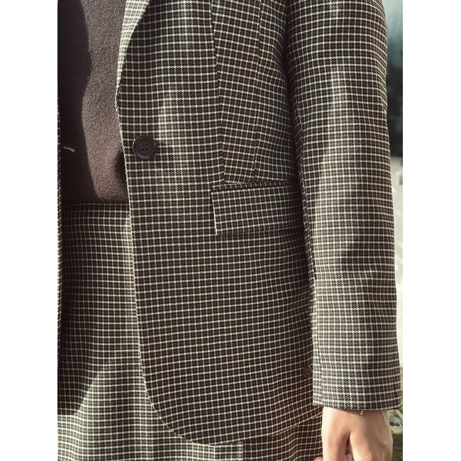 Elvira Elvira Kaylee blazer dark brown print
