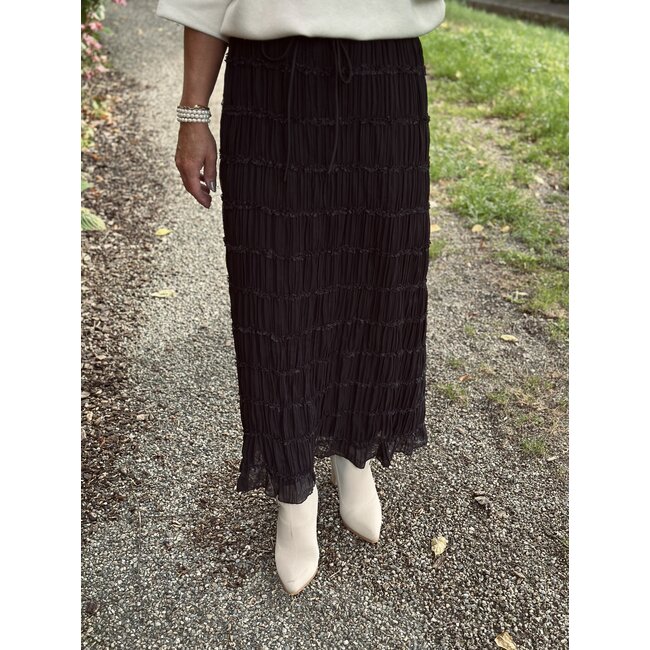 Jael long skirt black