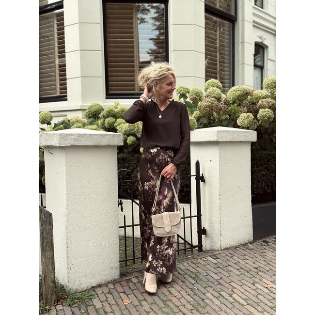 Elvira Elvira Ava blouse dark brown