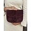 Tara bag suède bordeaux red