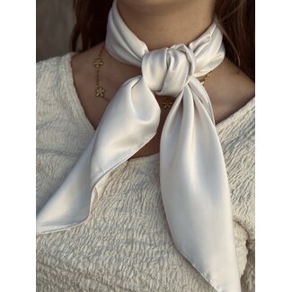 Bibi shawl offwhite One Size