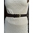 Ingely belt leather look brown