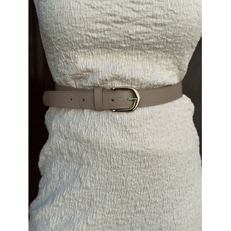 Ingely belt leather look taupe