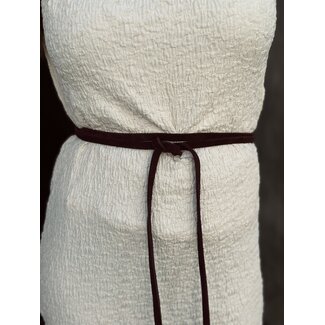 Valerie wrap bordeaux red suède One Size