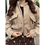 Benthe teddy jacket camel One Size