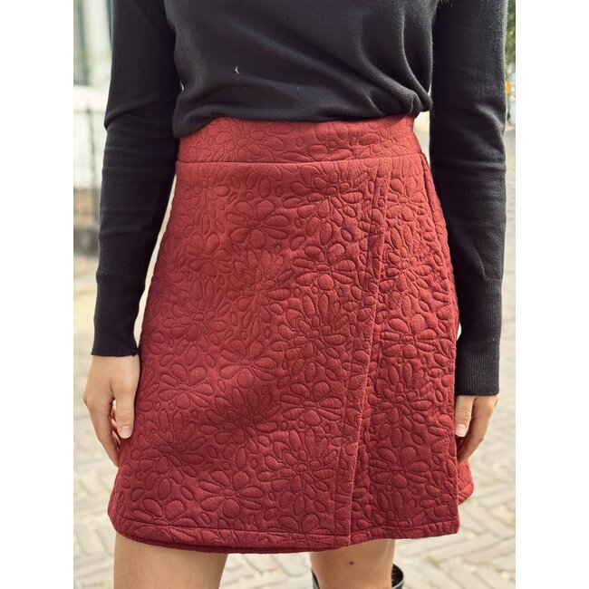 Senna skirt Bordeaux red