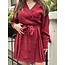 Sady blazer dress bordeaux red