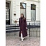 Nosalien long trenchcoat bordeaux red One Size