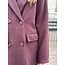Nosalien long trenchcoat bordeaux red One Size