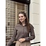 Betsy blouse brown/beige print
