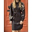 Smashed Lemon Smashed Lemon Oliva knitted dress black/sand