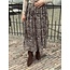 Ze-Ze Ze-Ze Hellen panterprint long skirt